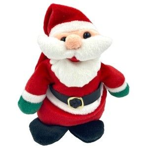 So cute Santa Claus Christmas Plush Stuffed MTY International - 6.5"